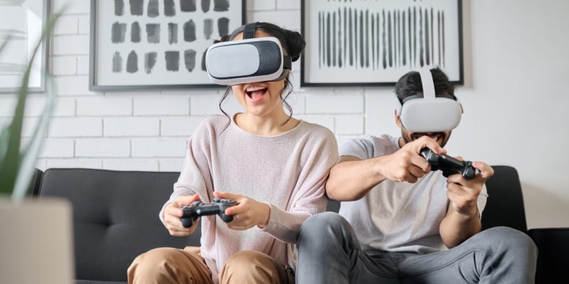 VRゲームを楽しむイメージ