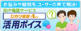 ひかり電話A（エース）　活用ボイス