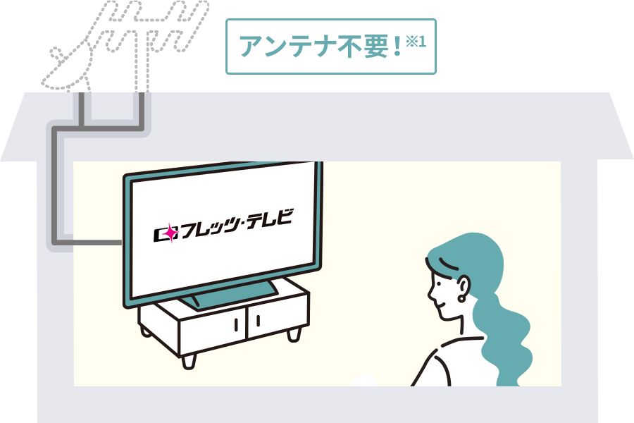 「フレッツ光」の一部のオプションもご契約可能